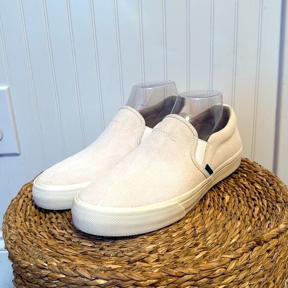 Simple Men's Cream Slip-On Shoes - 8 - NWOB - Picture 2 of 8